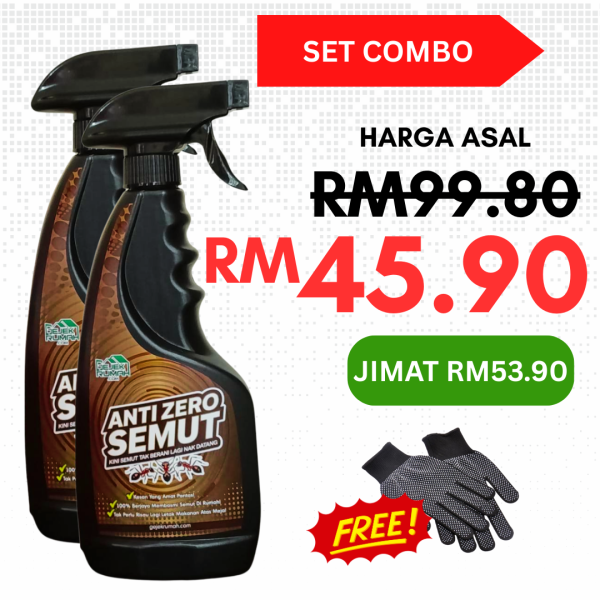 Anti Zero Semut (Pakej Combo)